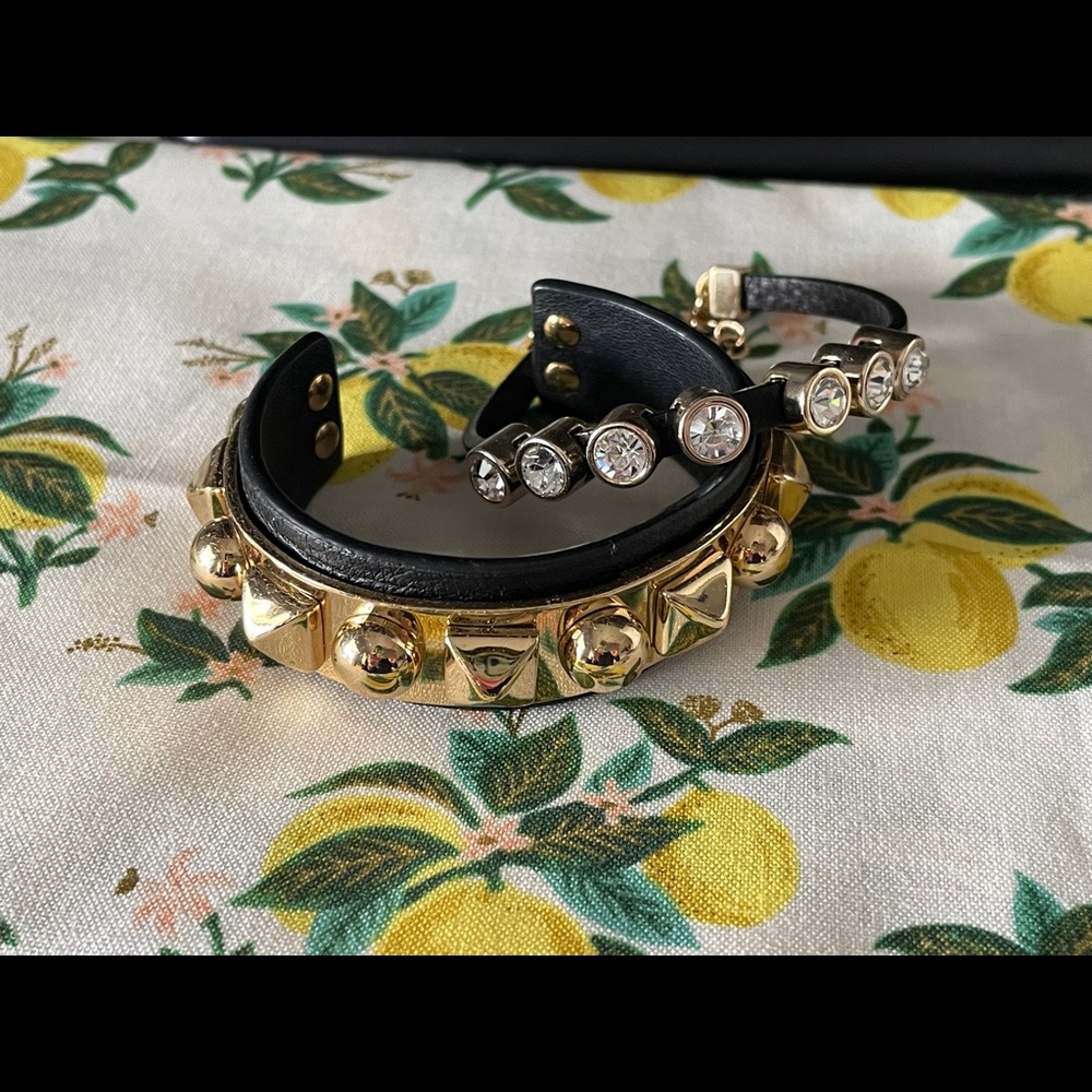 2 juicy couture leather bracelets